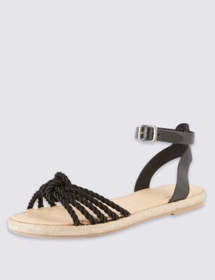 Leather Rope Sandals with Insolia Flex&reg;